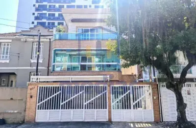 Casa com 5 quartos à venda na rua professor torres homem, aparecida, santos, 235 m2 por r$ 1.620.000