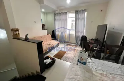 Casa em condomínio fechado com 2 quartos à venda na rua alexandre martins, aparecida, santos, 90 m2 por r$ 480.000