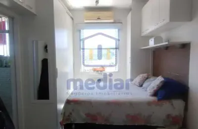 Apartamento com 1 quarto à venda na rua gonçalo monteiro, boa vista, são vicente, 32 m2 por r$ 255.000