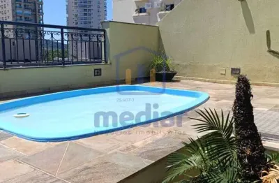 Cobertura com 3 quartos à venda na rua abdala daiggi, balneário cidade atlântica, guarujá, 151 m2 por r$ 980.000