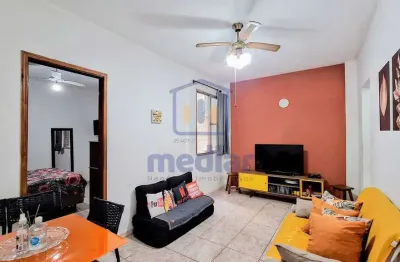 Apartamento com 1 quarto à venda na rua jorge tibiriçá, gonzaga, santos, 36 m2 por r$ 295.000