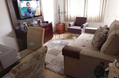 Apartamento Mobiliado, na  Avenida da Praia bairro Aparecida, com 52 m², condomínio com lazer !