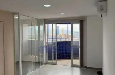 Sala comercial para alugar na Rua Vereador Henrique Soler, Ponta da Praia, Santos