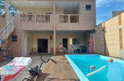 Casa com 3 quartos à venda na rua adrião dias - balneário jussara, centro, mongaguá, 189 m2 por r$ 360.000