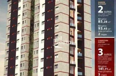 Lançamento de apartamentos com 2 dormitórios, 80 m² - cidade alta - piracicaba/sp
