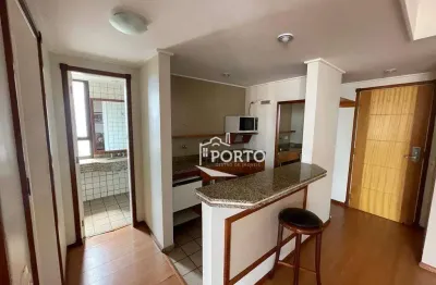 Apartamento com 1 quarto à venda no edifício new life apart hotel no bairro centro em piracicaba