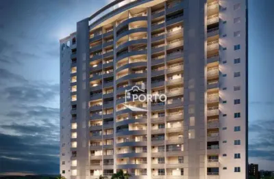 Apartamento com 3 dormitórios à venda, 87 m² - vila rezende - piracicaba/sp