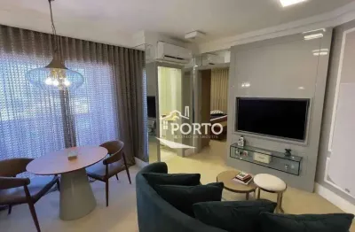 Apartamento com 1 dormitório à venda, 47 m² por r$ 460.000,00 - são dimas - piracicaba/sp
