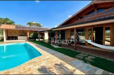 Chácara com 3 dormitórios à venda, 1275 m² - colinas do piracicaba (ártemis) - piracicaba/sp