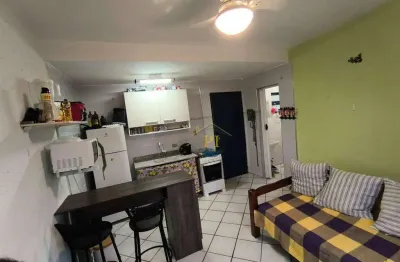 Kitnet com 1 dormitório à venda, 30 m² por r$ 148.000,00 - vila balneária - praia grande/sp