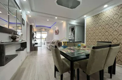Apartamento com 2 dormitórios à venda, 76 m² por r$ 620.000 - aviação - praia grande/sp