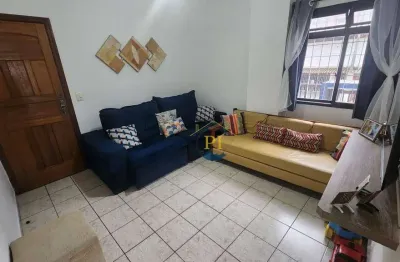 Apartamento garden com 1 dormitório à venda, 72 m² por r$ 250.000 - aviação - praia grande/sp