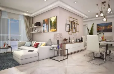 Apartamento residencial à venda, vila assunção, praia grande - ap0387.