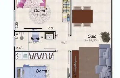 Apartamento residencial à venda, caiçara, praia grande - ap0309.