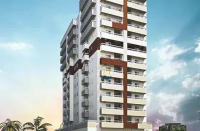 Apartamento à venda, 73 m² por r$ 522.915,00 - maracanã - praia grande/sp