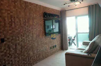 Apartamento com 2 dormitórios à venda, 85 m² por r$ 540.000 - caiçara - praia grande/sp