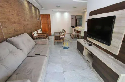 Apartamento garden com 3 dormitórios à venda, 117 m² por r$ 850.000 - ocian - praia grande/sp