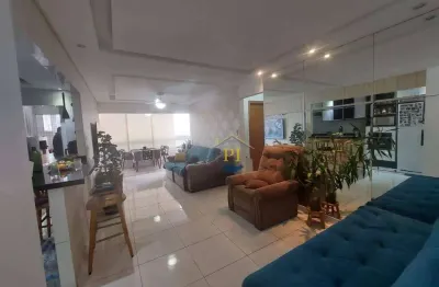 Apartamento com 2 dormitórios à venda, 92 m² por r$ 600.000 - caiçara - praia grande/sp