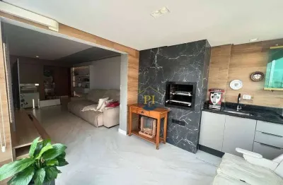 Cobertura com 3 dormitórios à venda, 218 m² por r$ 1.300.000,00 - tupi - praia grande/sp