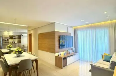 Apartamento com 3 dormitórios à venda, 113 m² por r$ 1.198.000 - canto do forte - praia grande/sp