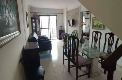 Cobertura à venda, 120 m² por r$ 540.000,00 - vila assunção - praia grande/sp