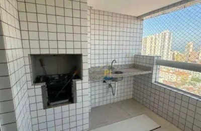 Apartamento com 2 dormitórios à venda, 85 m² por r$ 480.000 - aviação - praia grande/sp