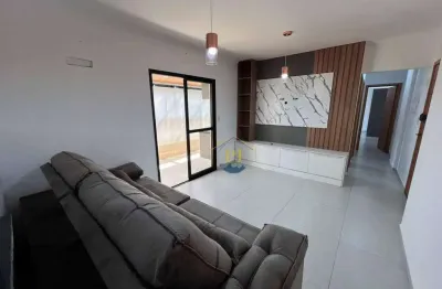 Apartamento garden com 1 dormitório à venda, 120 m² por r$ 675.000 - canto do forte - praia grande/sp