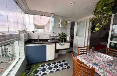 Apartamento com 2 dormitórios à venda, 74 m² por r$ 600.000 - vilamar - praia grande/sp