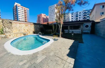 Casa com 3 dormitórios para alugar, 80 m² por r$ 5.000,00/mês - tupi - praia grande/sp