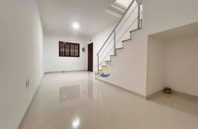 Casa com 2 dormitórios à venda, 90 m² por r$ 458.000 - maracanã - praia grande/sp