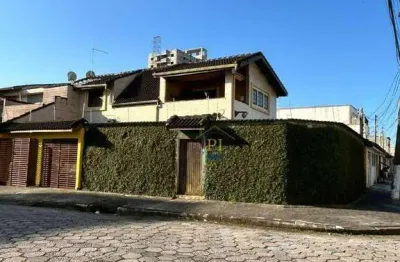 Sobrado com 4 dormitórios à venda, 210 m² por r$ 850.000 - aviação - praia grande/sp