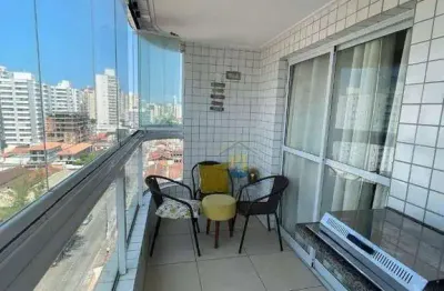 Apartamento com 2 dormitórios à venda, 68 m² por r$ 480.000 - aviação - praia grande/sp