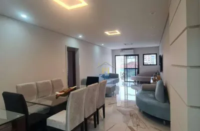 Apartamento com 3 dormitórios à venda, 156 m² por r$ 1.100.000 - vila guilhermina - praia grande/sp