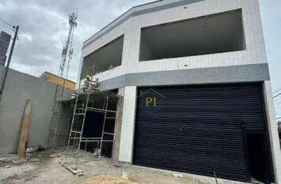 Galpão para alugar, 240 m² por r$ 9.000/mês - maracana - praia grande/sp