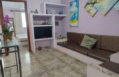 Kitnet com 1 dormitório à venda, 40 m² por r$ 235.000,00 - vila guilhermina - praia grande/sp