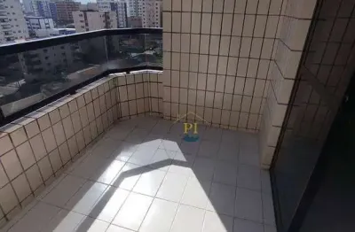 Apartamento com 2 dormitórios para alugar, 80 m² por r$ 3.200/mês - aviação - praia grande/sp