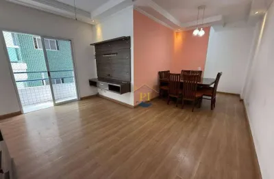 Apartamento com 2 dormitórios para alugar, 82 m² por r$ 3.400/mês - canto do forte - praia grande/sp