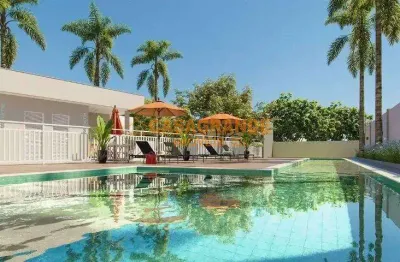 Apartamento com 02 quartos, 51m² no parque residencial flamboyant