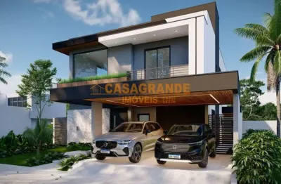 Casa sobrado com 05 quartos, 249m² no condomínio residencial mantiqueira