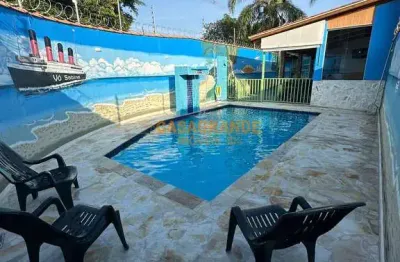 Salão de festas com piscina no portal do santa ines