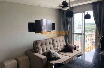 Apartamento com 02 quartos, 50m² no parque residencial flamboyant, sjc
