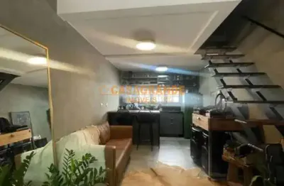 Apartamento duplex mobiliado - 1 quarto, 45m² - villa reggio - vila ema