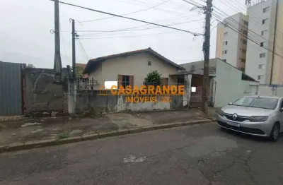 Terreno com 300 metros quadrados casa antiga na vila industrial, sjcampos,