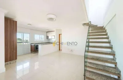 Cobertura com 3 dormitórios à venda, 157 m² por r$ 1.050.000,00 - bangu - santo andré/sp