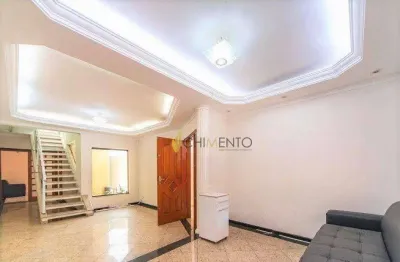 Casa com 4 dormitórios, 286 m² - venda por r$ 1.850.000,00 ou aluguel por r$ 7.270,00/mês - jardim - santo andré/sp
