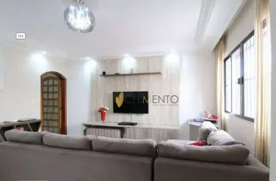 Casa com 4 dormitórios, 206 m² - venda por r$ 800.000,00 ou aluguel por r$ 6.094,00/mês - vila camilópolis - santo andré/sp