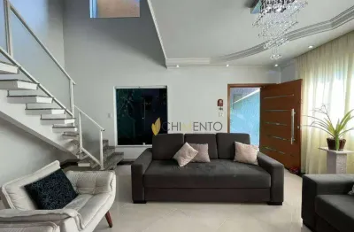 Casa com 3 dormitórios à venda, 331 m² por r$ 1.285.000 - vila camilópolis - santo andré/sp