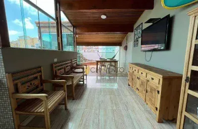 Cobertura com 2 dormitórios à venda, 110 m² por r$ 485.000 - vila camilópolis - santo andré/sp