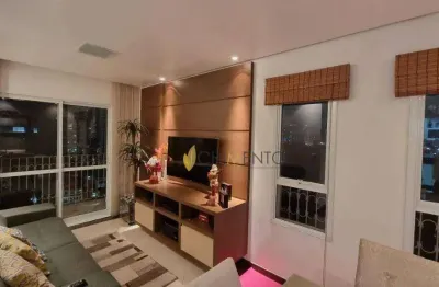 Apartamento com 2 dormitórios à venda, 79 m² por r$ 810.000,00 - jardim - santo andré/sp