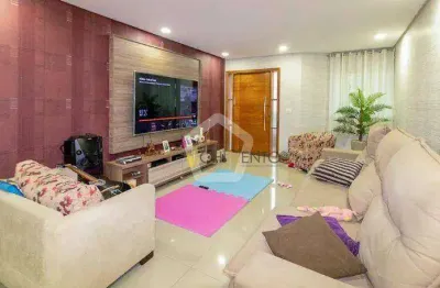 Casa com 3 dormitórios à venda, 250 m² por r$ 990.000,00 - vila assunção - santo andré/sp
